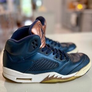 Air Jordan Retro 5 Bronze Tongue Sneaker